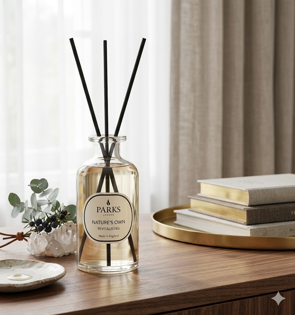 Bougie artisanale SolLunaVerse dans un intérieur élégant